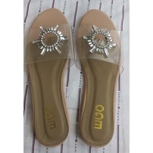 Diamante Clear Sandals